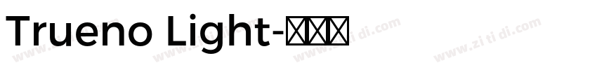 Trueno Light字体转换
